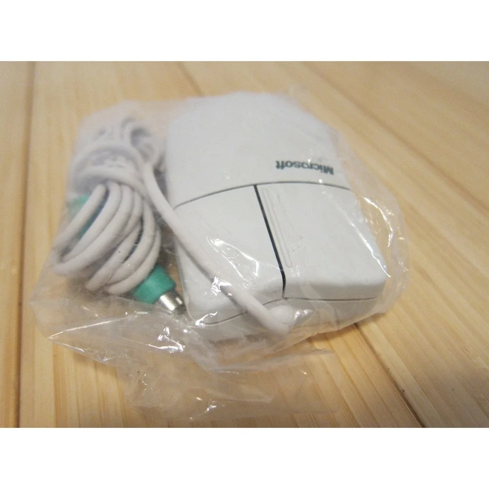 NOS Vintage 2 Button Microsoft Mouse Port Compatible PS2 2.1A PN X03-68761